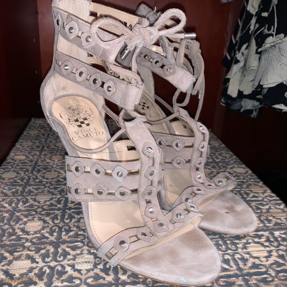 Vince Camuto sequined heels